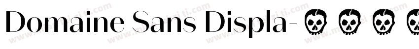 Domaine Sans Displa字体转换
